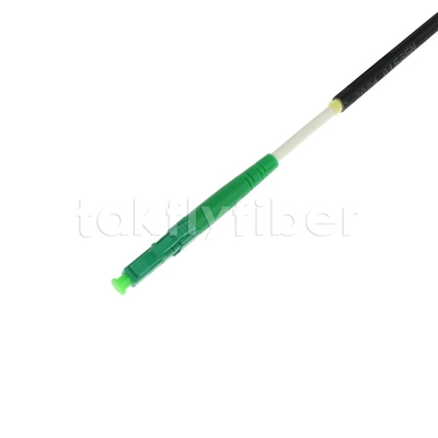 Grado de telecomunicaciones CPR Dca Certificado 4.5 mm doble de protección de fibra óptica patchcord SM G657AB3 LSZH chaqueta negra SCAPC a LCAPC