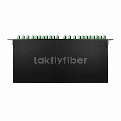 16CH DWDM MUX DEMUX con monitor y puerto de extensión 1625nm OTDR y EDFA