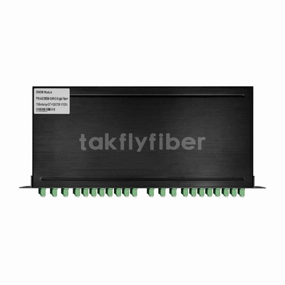 16CH DWDM MUX DEMUX con monitor y puerto de extensión 1625nm OTDR y EDFA