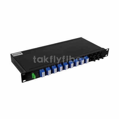1U 19 pulgadas de montaje en bastidor WDM 1x72 CATV PLC Splitter para aplicación GPON