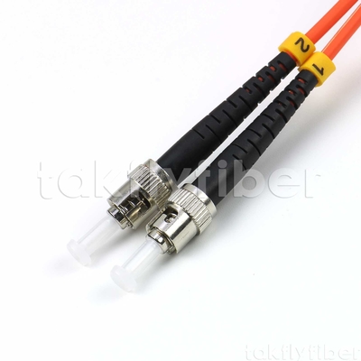 UPC MM Duplex Fiber Patch Cord 3.0mm LSZH ST a LC OM1 OM2 APC
