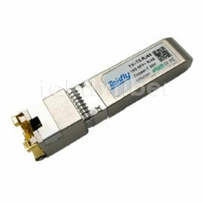 10GBASE-T SFP+ Transceptor de cobre conjunto de conector RJ-45 compacto