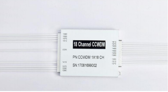8 ch CCWDM Multiplexador de división de longitud de onda gruesa compacto con fibra G657A1 y conector TBD