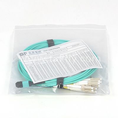 12/24/48/96/144 Núcleos de cable MPO/MTP con modo de fibra de 50/125um y PVC/LSZH con carcasa exterior de fibra óptica