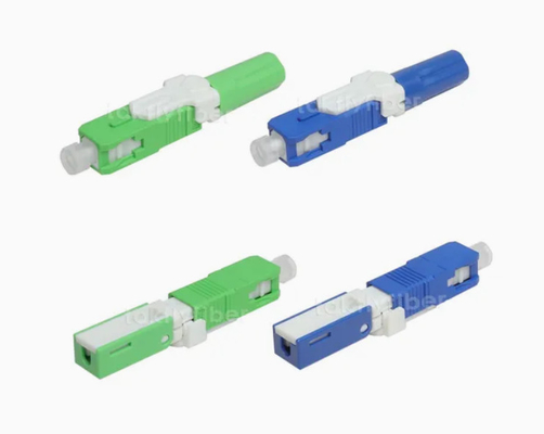 Conector de tipo LC Conector rápido SC para cable de fibra óptica Diámetro de fibra 0,125 mm