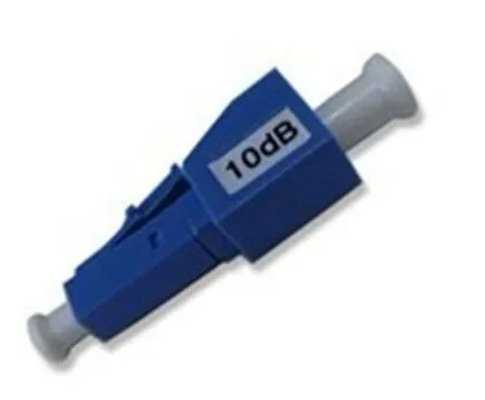 LC UPC/APC 3, 5, 10, 15, 20dB Atenuador óptico de fibra óptica macho-mujer con cuerpo metálico