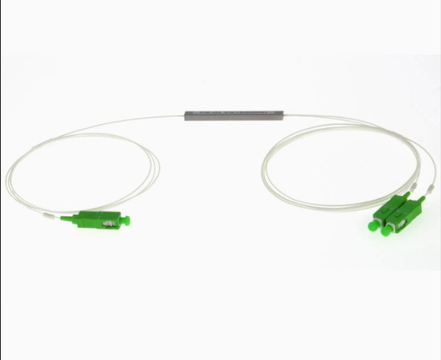 1X2 900um Mini tubo de acero Fibra óptica PLC splitter módulo alta fiabilidad y estabilidad