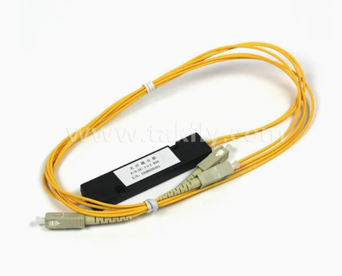 1X2 900um Mini tubo de acero Fibra óptica PLC splitter módulo alta fiabilidad y estabilidad