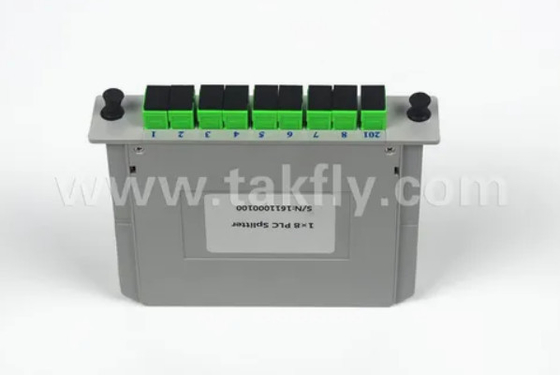 1*8 Modo único G657A1 Caseta de fibra Tipo LGX PLC Splitter con conector Sc/APC Alta fiabilidad y estabilidad