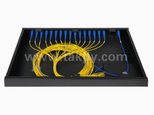 Gpon Epon 32 Port Rack Mount Fiber Optical Splitter Conector Sc/APC Alta fiabilidad y estabilidad