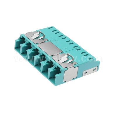 6 puertos LC Cuádruple adaptador a prueba de polvo V2