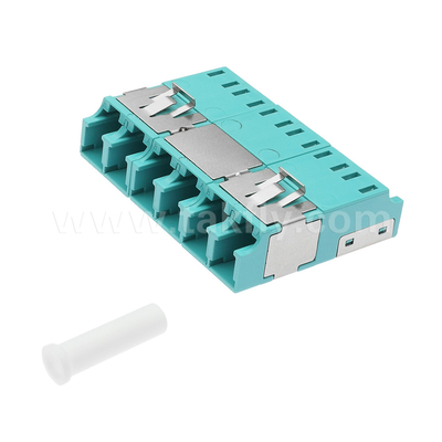 6 puertos LC Cuádruple adaptador a prueba de polvo V2