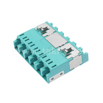 6 puertos LC Cuádruple adaptador a prueba de polvo V2