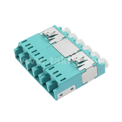 6 puertos LC Cuádruple adaptador a prueba de polvo V2