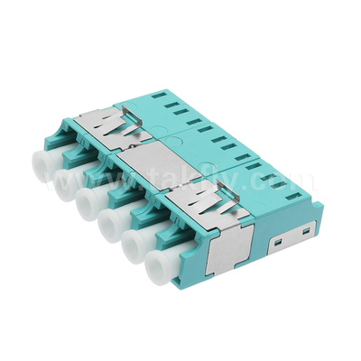 6 puertos LC Cuádruple adaptador a prueba de polvo V2