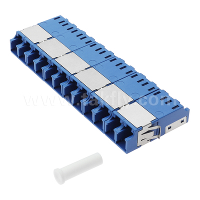 Adaptador de fibra óptica LC de alta densidad, 6/8/12 vías, APC UPC, monomodo/multimodo