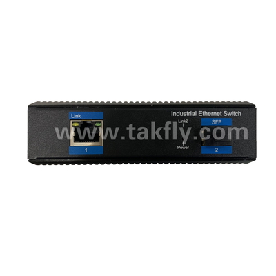 Interruptor industrial Gigabit POE con 1 puerto SFP y montaje DIN-Rail