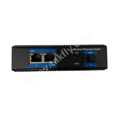 Interruptor Ethernet POE industrial de 2 puertos Gigabit con ranura SFP