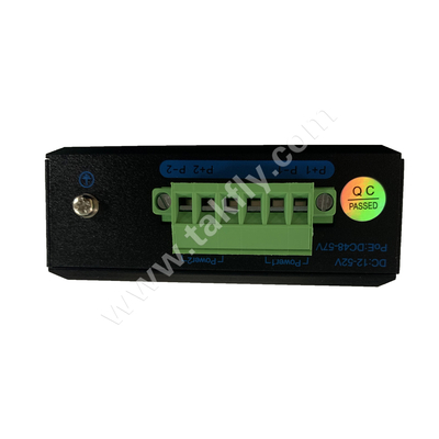 Interruptor Ethernet POE industrial de 2 puertos Gigabit con ranura SFP