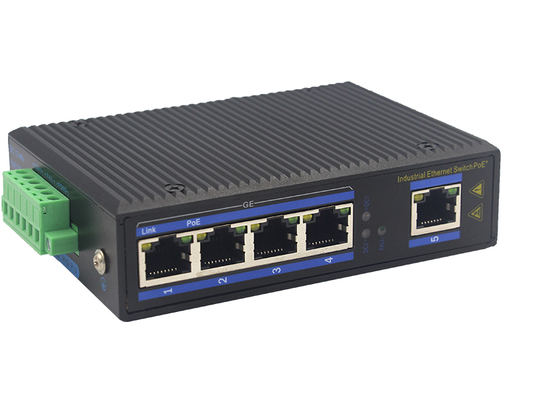 Interruptor Ethernet POE industrial de 4 puertos Gigabit con ranura SFP
