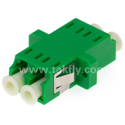 Adaptador de fibra óptica LC Duplex Adaptador de fibra óptica APC multimodo de modo único Adaptador de fibra óptica UPC