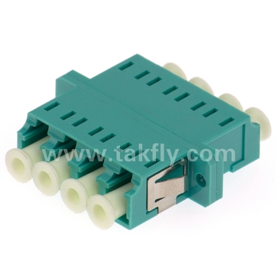 LC Quad Fiber Optic Adapter Singlemode Multimode APC UPC