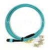 Cable de ruptura MPO-LC OM4 de 24 núcleos para centros de datos 40G QSFP
