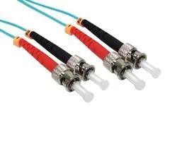 Latiguillo de fibra dúplex ST-ST 50/125 OM3 con 2dB de pérdida de inserción