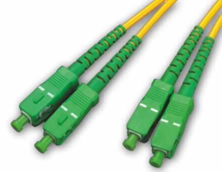 3.0mm SC Cordón de parche de fibra óptica 3m LSZH G652D Núcleo único