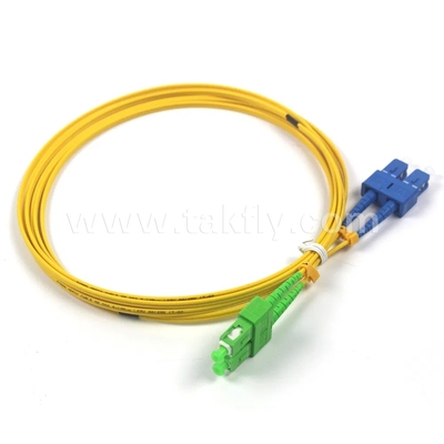 Cable de conexión de fibra óptica dúplex monomodo SC-SC 0.9mm-3.0mm