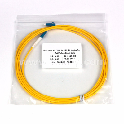 Latiguillo de fibra dúplex LC OM3 0.9mm-3.0mm PVC/LSZH
