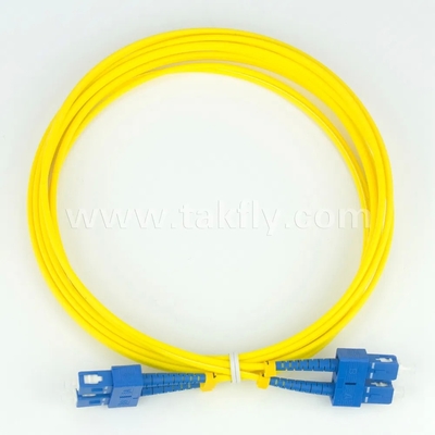 Cable de conexión de fibra dúplex FC-FC Takfly 2m 62.5/125um 3.0mm
