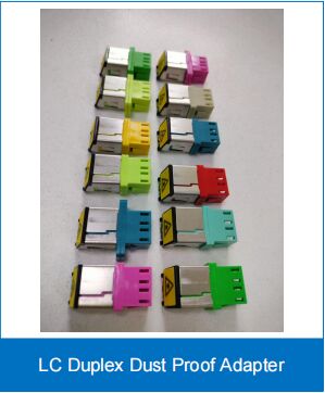 Adaptador a Prueba de Polvo LC Duplex SM/MM 0.2dB Alto Rendimiento