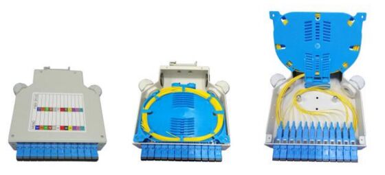 Caja de terminales de fibra óptica montada en carril DIN DIN-AL