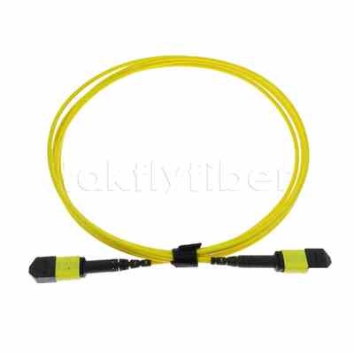 Cable troncal MTP® MPO de 5M, MTP®-12 APC (Hembra) a MTP®-12 APC (Hembra), 12 Fibras, Plenum OS2 (OFNP), 0.35dB Máx.