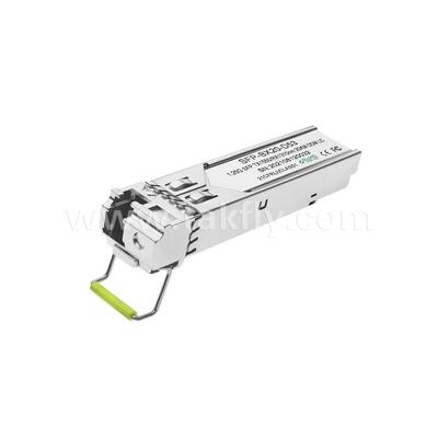Transceptor óptico bidireccional SFP 1,25 gbps 20km LC Reach Tx1310nm/Rx1550nm para centro de datos FTTX