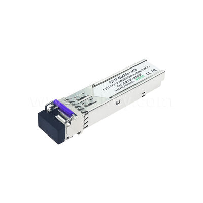 Módulo de transceptor SFP 1.25gbps 80km LC alcance Tx1490nm/Rx1550nm SFP bidireccional para el centro de datos FTTH FTTX