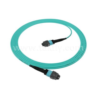 Latiguillo de fibra óptica MPO MTP multimodo MM OM3 OM4 de alta densidad 8 12 16 24, / Cable de conexión de fibra óptica / Puente óptico / Cable troncal de fibra óptica para centro de datos 10G 40G 100G 200G 400G