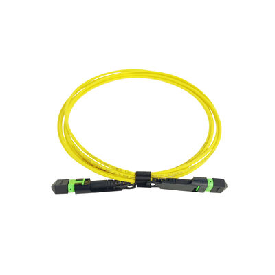 Conector de fibra MTP de IL bajo Elite con cable de salida de fibra óptica de pulga de la pestaña de fibra óptica de patchcord óptico/cable de parche de fibra óptica/cable de tronco de fibra óptica/cable de salida de fibra óptica para alta densidad