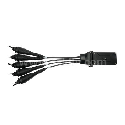 1x4 Mini FiberHub INTEGRAL ITU-T SM G657A2 2,0 mm Cable Fibra óptica PLC Divididor IP68