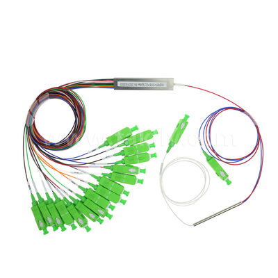 1x4 Mini FiberHub INTEGRAL ITU-T SM G657A2 2,0 mm Cable Fibra óptica PLC Divididor IP68