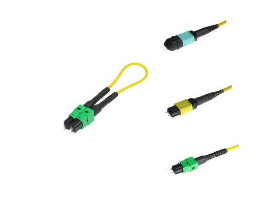 Recubrimiento en Polvo Conector MPO MTP Multimodo Solución Duradera para Aplicaciones de Centro de Datos y Telecomunicaciones