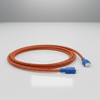 Cable de Fibra Óptica Patchcord FTTH Empujable con Clasificación CPR con Chaqueta de TPU de 3.0mm y Fibra G657A2