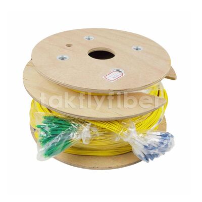 48 núcleos de alta densidad de fibra óptica de cable de ruptura con ensamblajes de cables multifibra LSZH