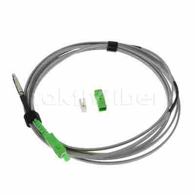 Cable de Fibra Óptica SC/APC Desmontable Tipo Bala FTTH FTTX con Chaqueta LSZH y Fibra G657A2