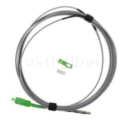 Cable de Fibra Óptica SC/APC Desmontable Tipo Bala FTTH FTTX con Chaqueta LSZH y Fibra G657A2