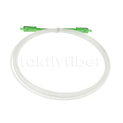 Cable de Fibra Óptica Transparente Invisible para Interiores FTTH 2.0*3.0mm SC/APC a SC/APC con Fibra G657A