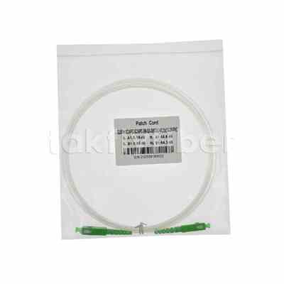 Cable de Fibra Óptica Transparente Invisible para Interiores FTTH 2.0*3.0mm SC/APC a SC/APC con Fibra G657A