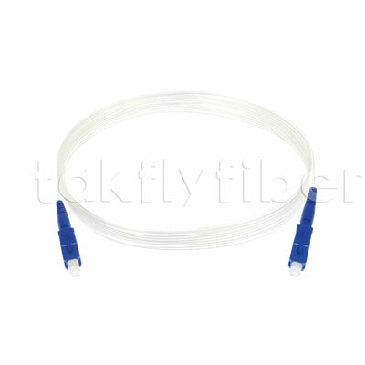 Cable de conexión FTTH invisible transparente SC/UPC-SC/UPC