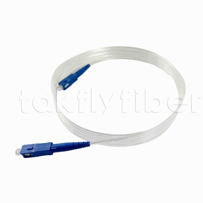 Cable de conexión FTTH invisible transparente SC/UPC-SC/UPC